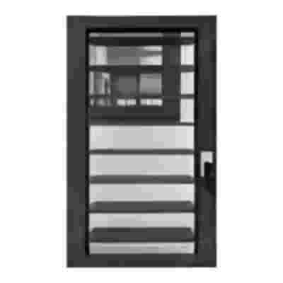 Full aluminium imperméable à l'eau de haute qualité Design solide verre en aluminium Louver fenêtre Jalousie fenêtre