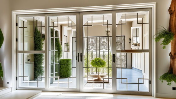 Portes en verre coulissantes en aluminium résidentiel aérées ODM ignifuge