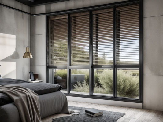Ventilation insonorisée à vitres coulissantes en aluminium double vitrage