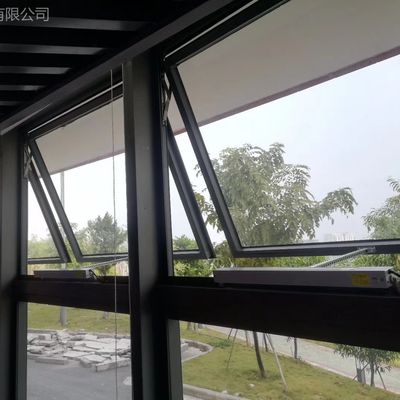 fenêtres en aluminium contemporain haut suspendu au voile fenêtre insonorisée