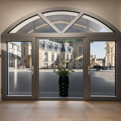 fenêtre en aluminium à double verre insonorisée