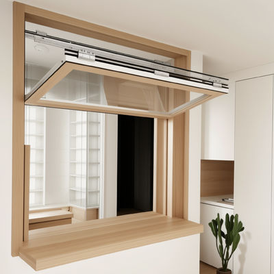 fenêtres en aluminium personnalisées en verre pliable ouvertes vers l' extérieur / vers l' intérieur