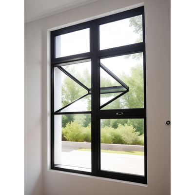 fenêtres en verre simple / double / triple en aluminium pliable