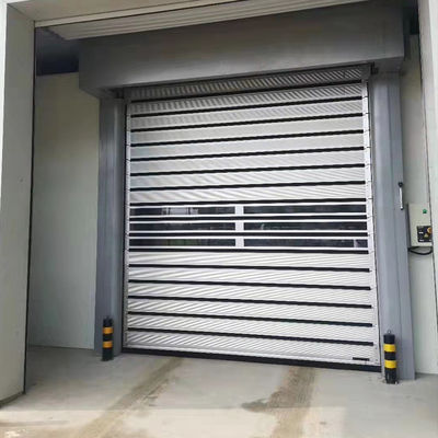 Rameau de porte à rouleaux en aluminium argenté Porte à rouleaux commerciale ventilée
