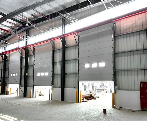 Porte à rouleaux en aluminium commercial, isolation acoustique et thermique