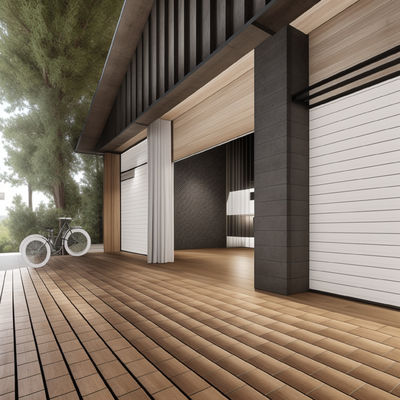 Cadre de porte roulante en aluminium sur mesure Fermeture électronique lisse