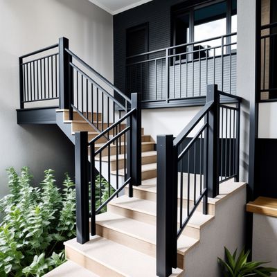 Réglage d'escalier en aluminium résidentiel commercial