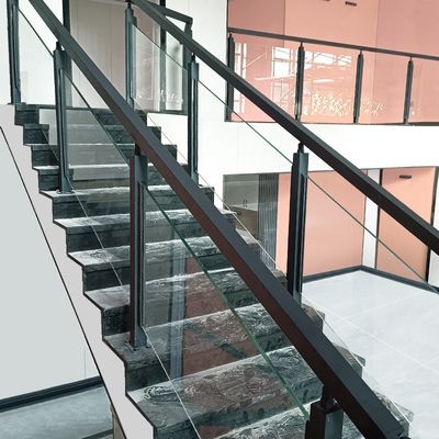 Maison Escalier en aluminium Manche à l' épreuve de la rouille Barrière d'escalier en aluminium