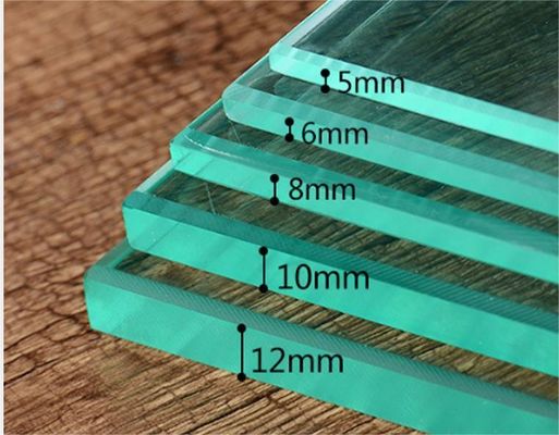 GP-001 Panneaux de verre trempé de sécurité transparents de 3 mm à 19 mm