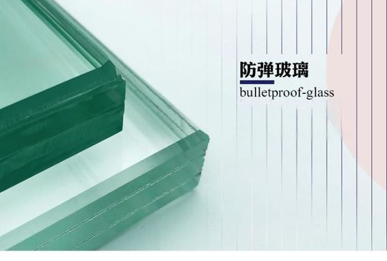 10000 mètres carrés produisant du verre incurvé résistant aux balles avec protection UV