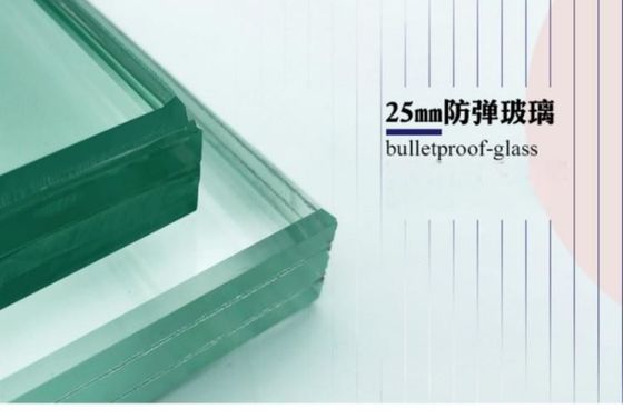 Le verre plat et courbé résiste aux balles aux températures élevées et bloque les rayons UV