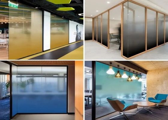 Verre de confidentialité glacé personnalisable pour une grande durabilité et un attrait esthétique